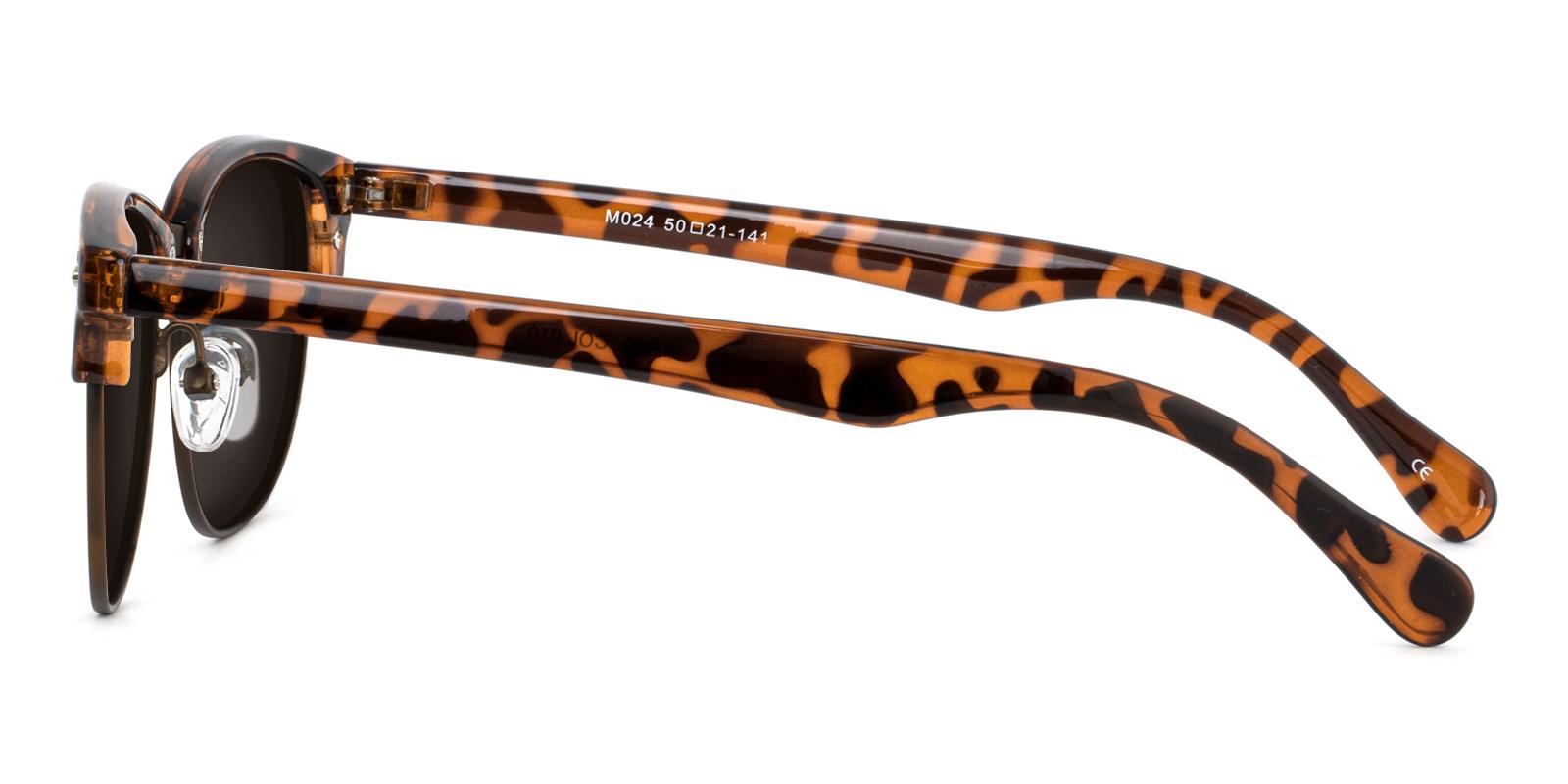 Michel Leopard Combination Sunglasses , NosePads Frames from ABBE Glasses