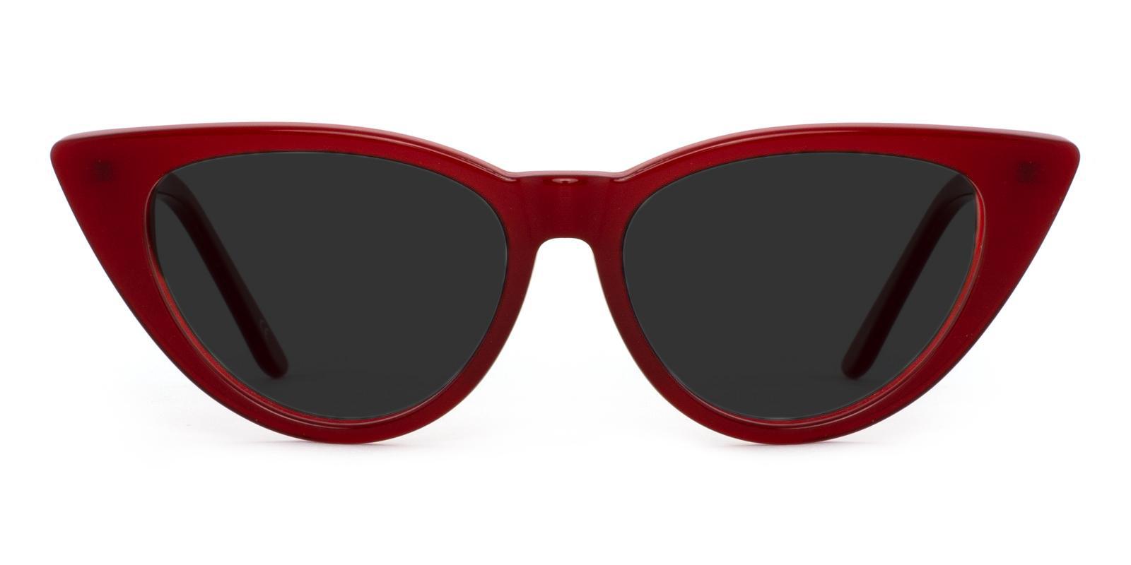 Escape Red Acetate SpringHinges , Sunglasses , UniversalBridgeFit Frames from ABBE Glasses