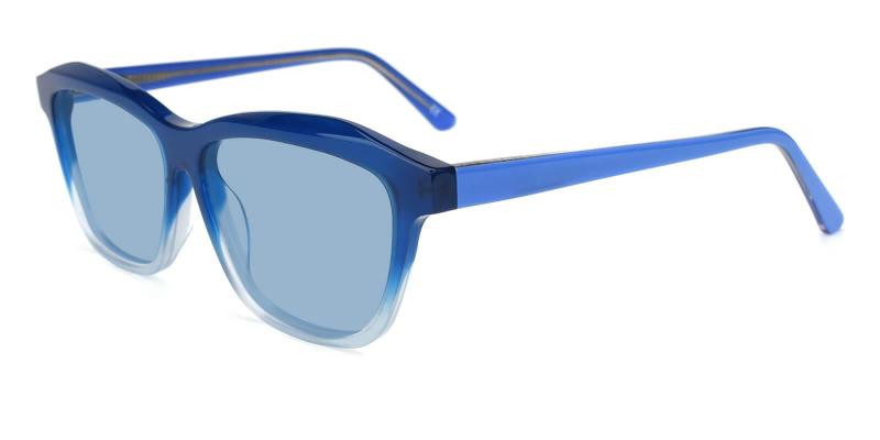 Blue Morning - Acetate ,Sunglasses