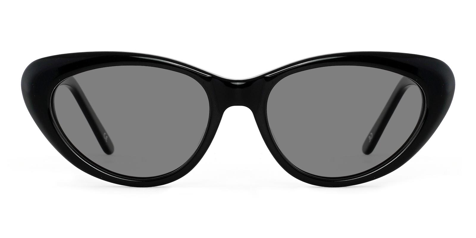 Botanist Black Acetate SpringHinges , Sunglasses , UniversalBridgeFit Frames from ABBE Glasses