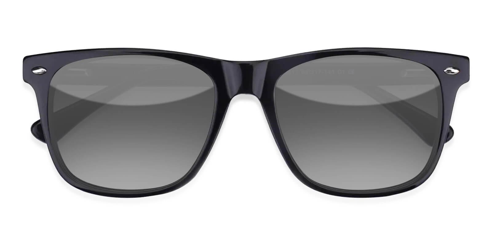Hepburn Black Acetate SpringHinges , Sunglasses , UniversalBridgeFit Frames from ABBE Glasses