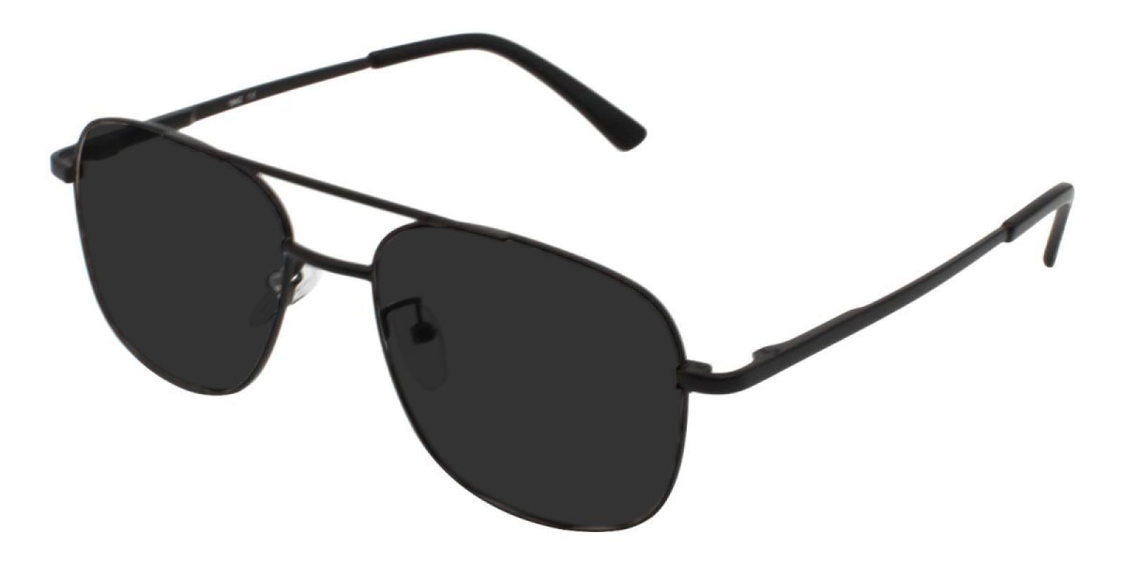 Mandi Black Metal NosePads , SpringHinges , Sunglasses Frames from ABBE Glasses