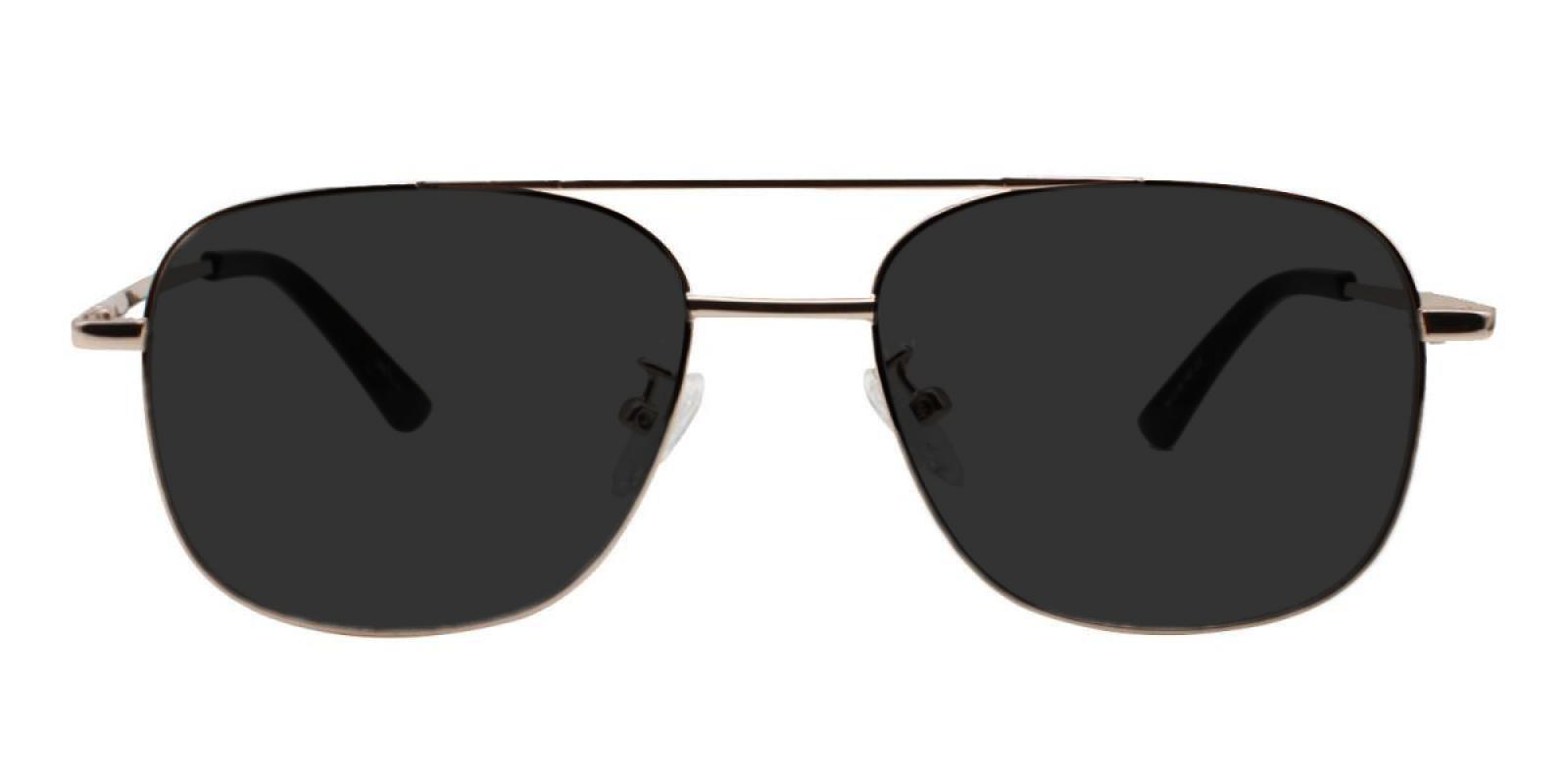 Mandi Gold Metal SpringHinges , Sunglasses , NosePads Frames from ABBE Glasses