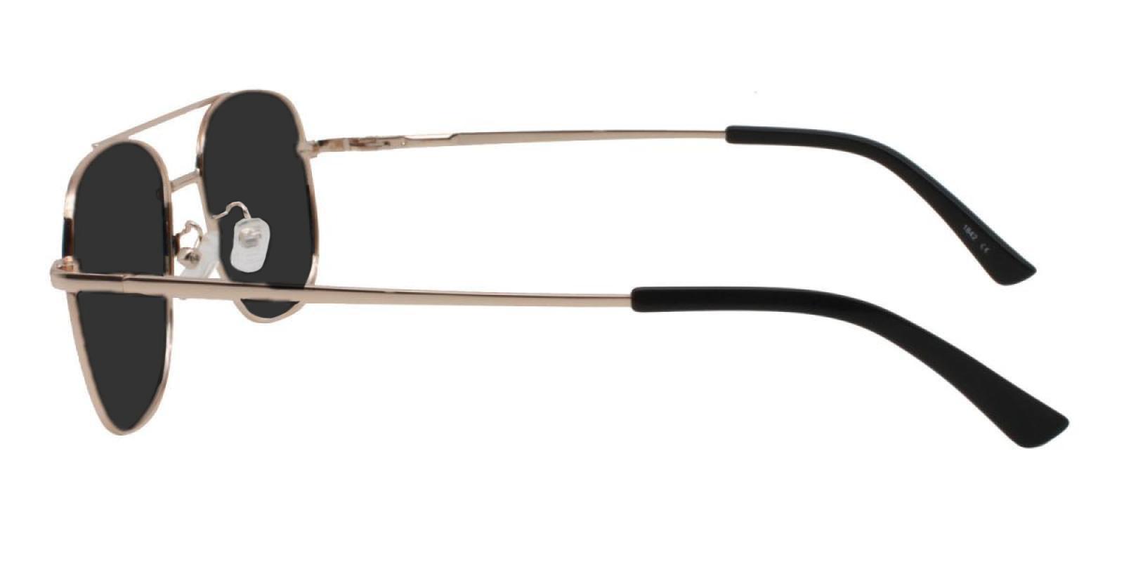 Mandi Gold Metal SpringHinges , Sunglasses , NosePads Frames from ABBE Glasses
