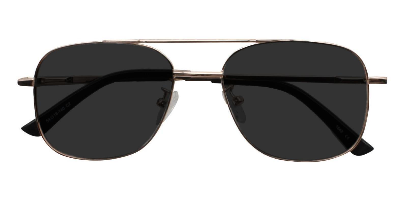 Mandi Gold Metal SpringHinges , Sunglasses , NosePads Frames from ABBE Glasses