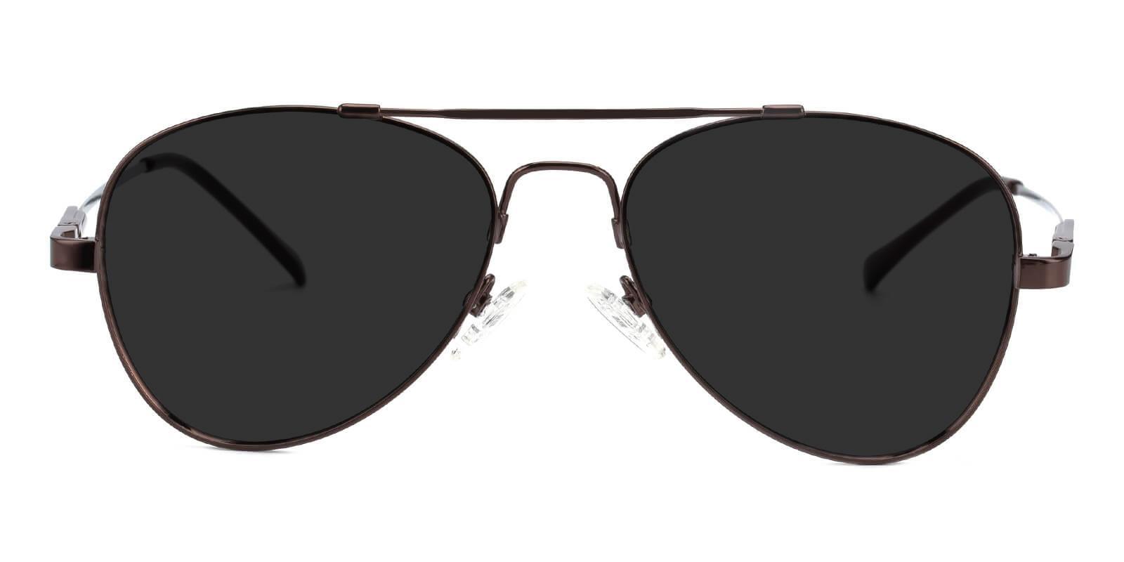 Movement Brown Metal SpringHinges , Sunglasses , NosePads Frames from ABBE Glasses