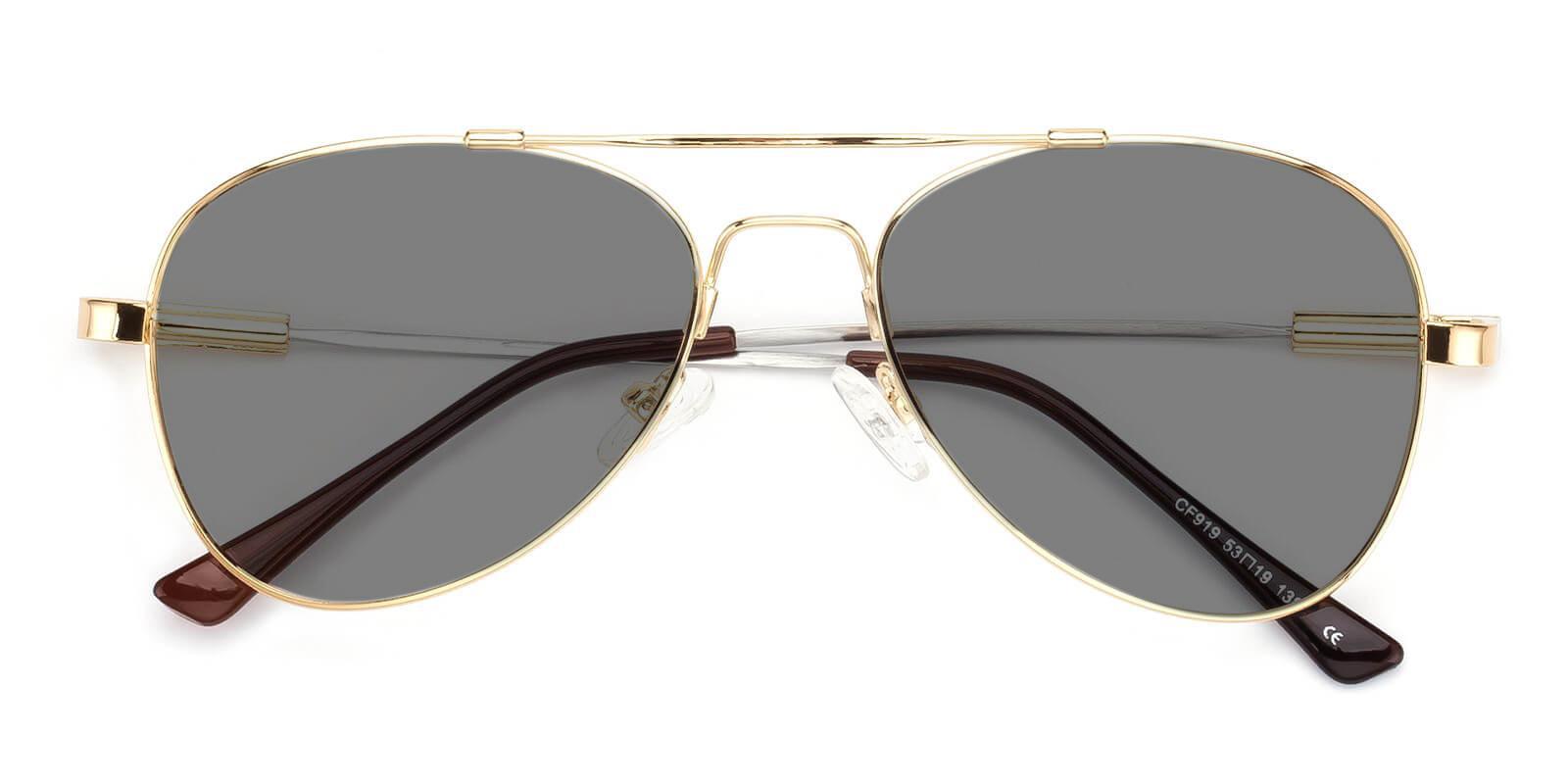 Movement Gold Metal SpringHinges , Sunglasses , NosePads Frames from ABBE Glasses