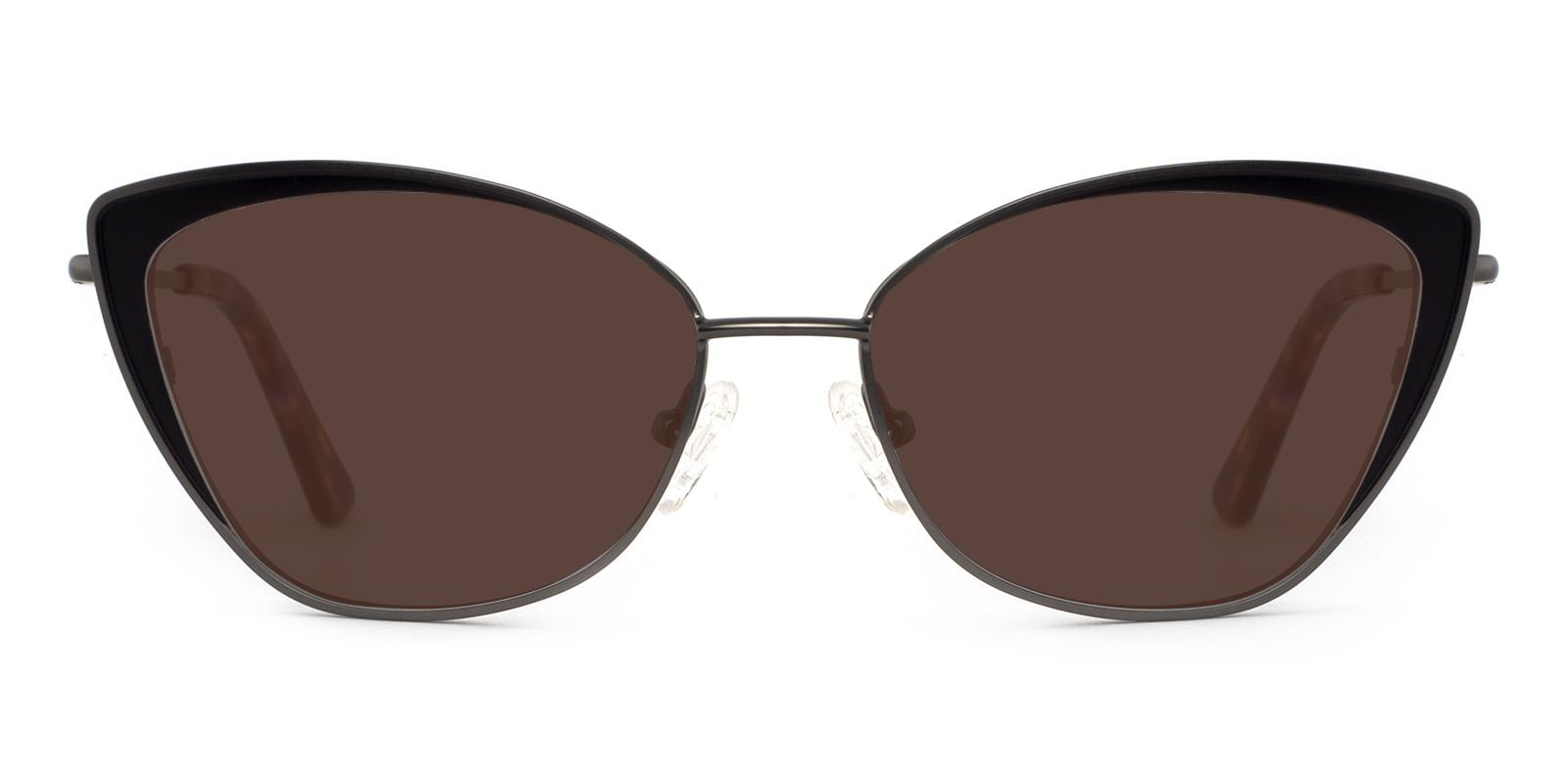 Primrose Gun Metal NosePads , SpringHinges , Sunglasses Frames from ABBE Glasses