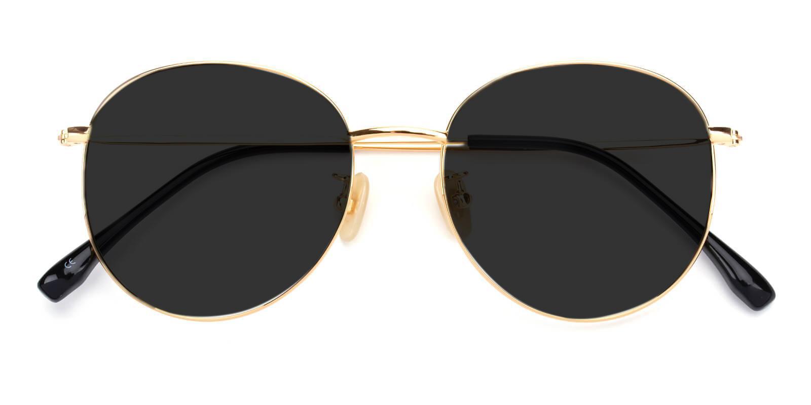 Tower Gold Titanium Sunglasses , Lightweight , NosePads Frames from ABBE Glasses