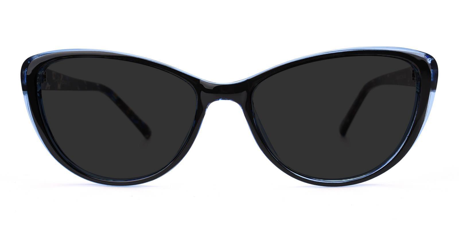 Morla Blue Plastic Sunglasses , UniversalBridgeFit Frames from ABBE Glasses