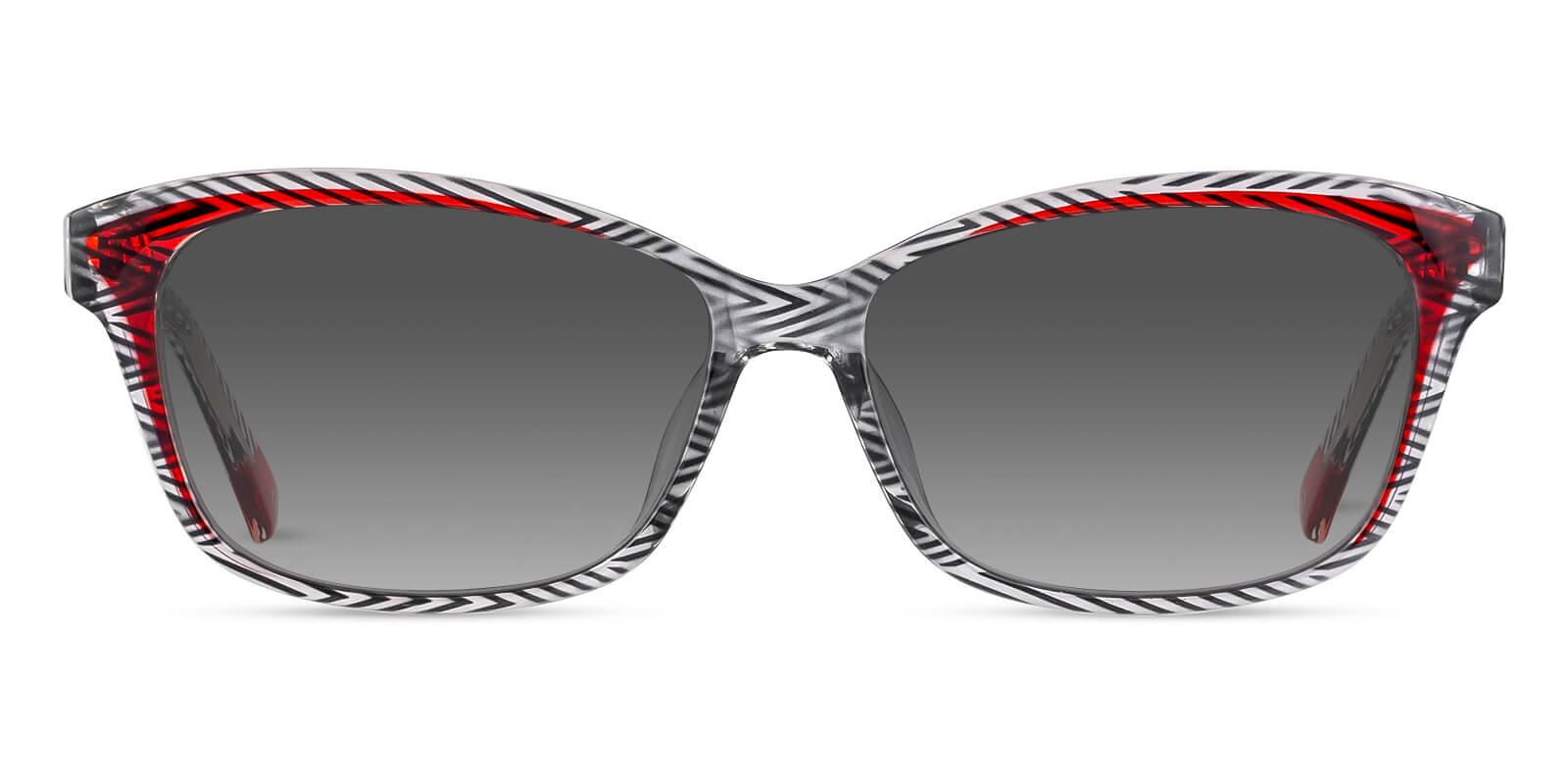 Dazzle Pattern Plastic Sunglasses , UniversalBridgeFit Frames from ABBE Glasses