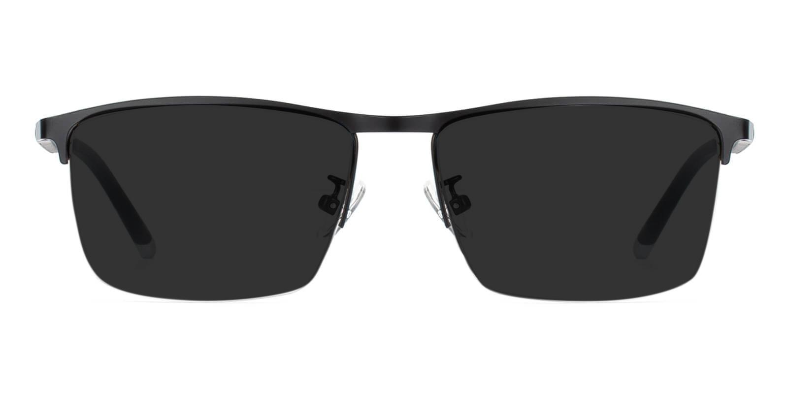 Allure Black Metal Sunglasses , NosePads Frames from ABBE Glasses
