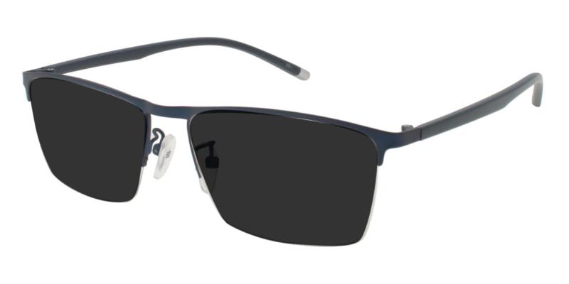 Blue Allure - Metal ,Sunglasses