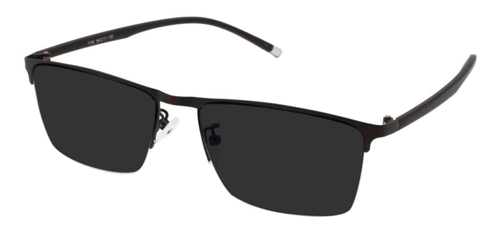 Allure Gun Metal Sunglasses , NosePads Frames from ABBE Glasses
