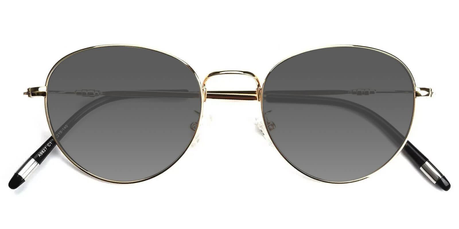 Rose Gold Sun Octave - Metal Sunglasses