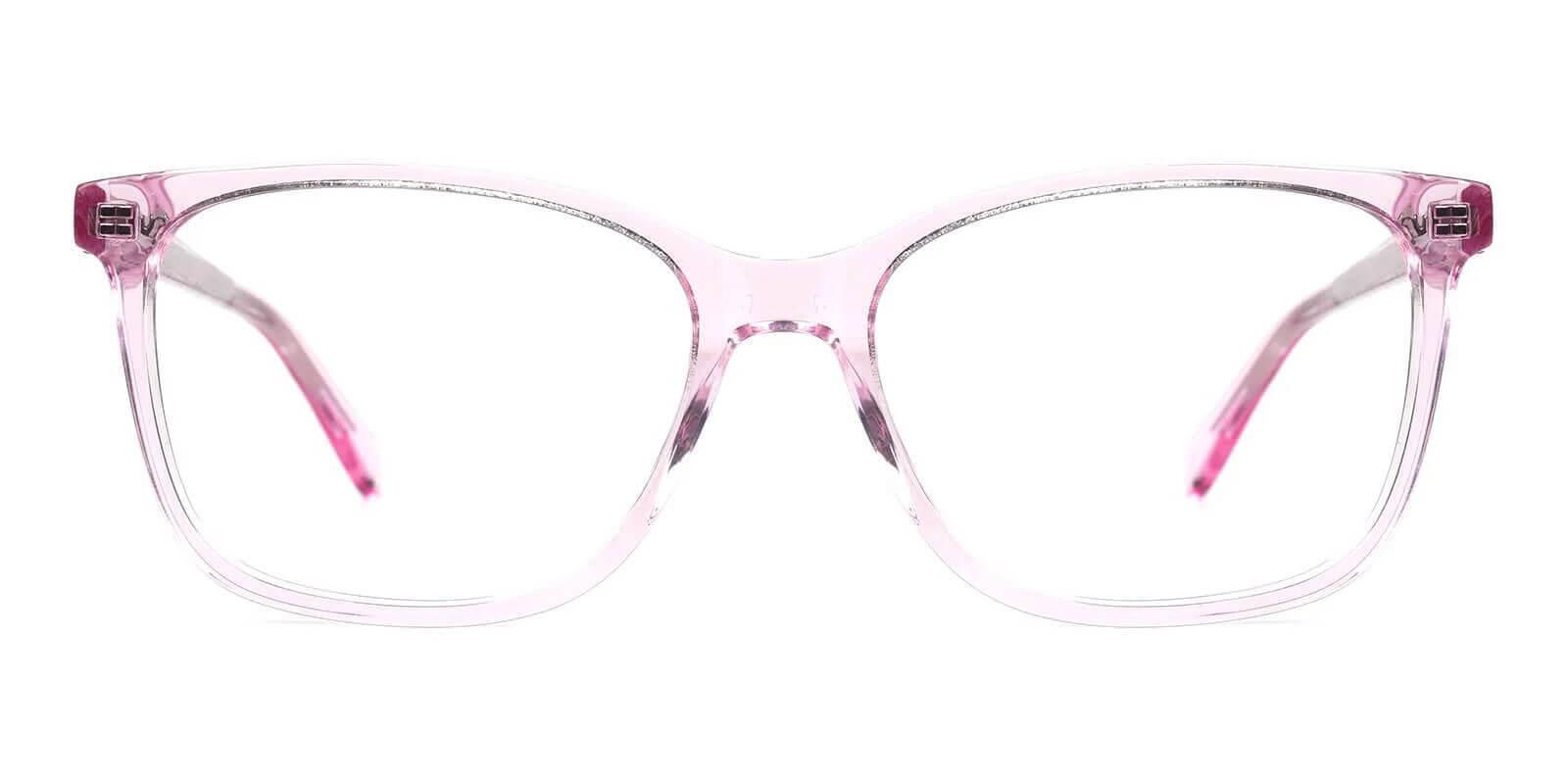 Groove Pink Acetate Eyeglasses , SpringHinges , UniversalBridgeFit Frames from ABBE Glasses