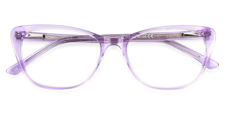 Yuke Purple  Frames from ABBE Glasses