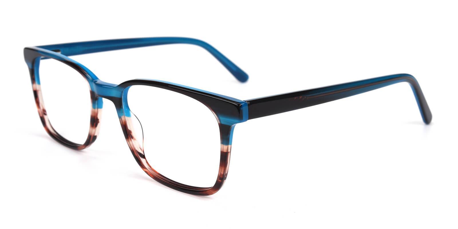Reverb Blue Acetate Eyeglasses , SpringHinges , UniversalBridgeFit Frames from ABBE Glasses