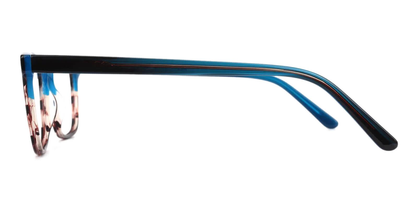 Reverb Blue Acetate Eyeglasses , SpringHinges , UniversalBridgeFit Frames from ABBE Glasses