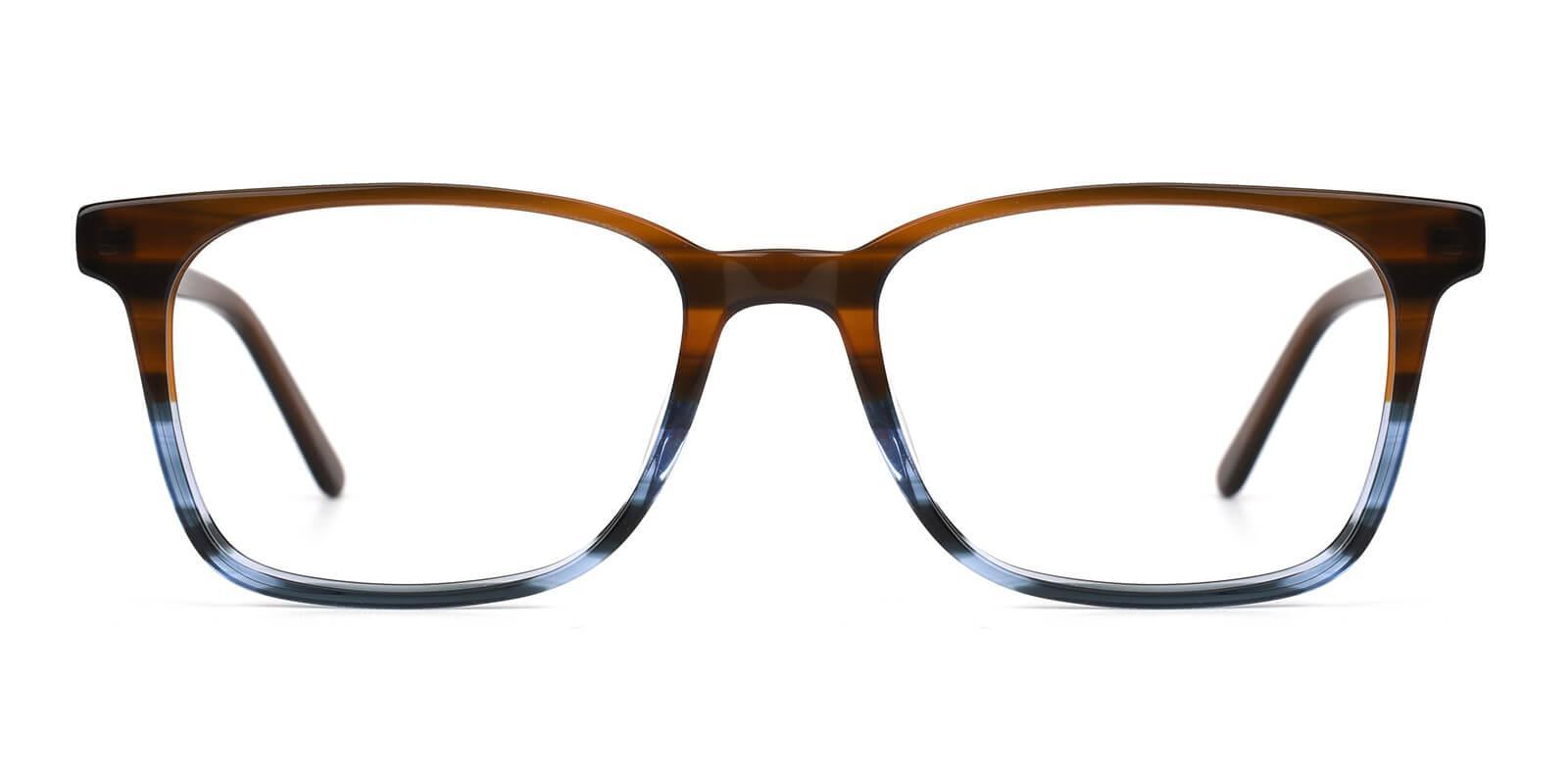 Reverb Brown Acetate Eyeglasses , SpringHinges , UniversalBridgeFit Frames from ABBE Glasses