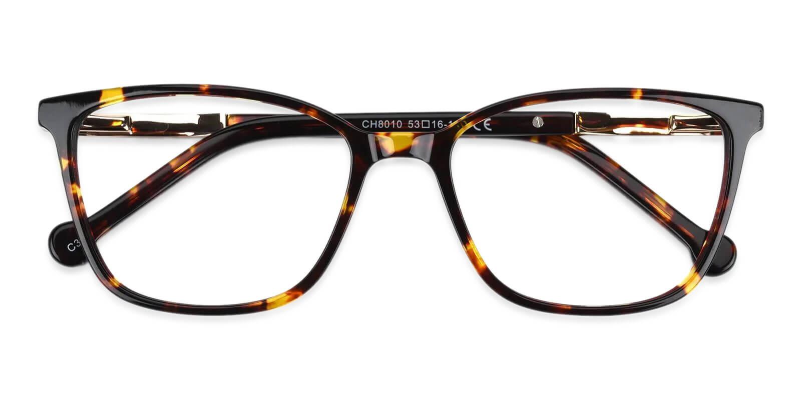 Traverse Tortoise Acetate Eyeglasses , SpringHinges , UniversalBridgeFit Frames from ABBE Glasses