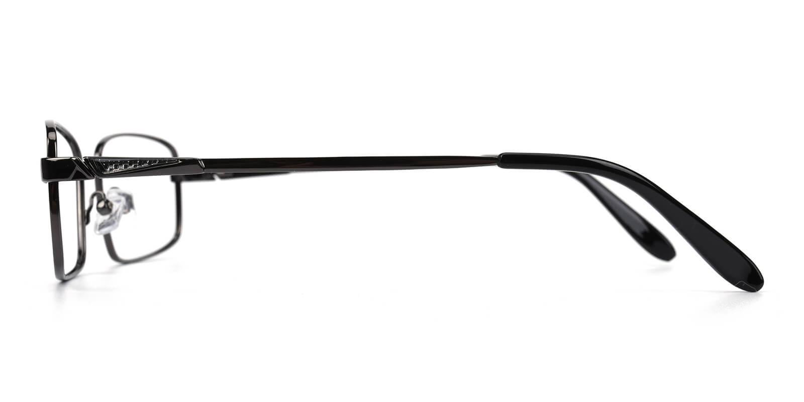 Providence Clip-On Gun Metal Eyeglasses , NosePads , SpringHinges Frames from ABBE Glasses