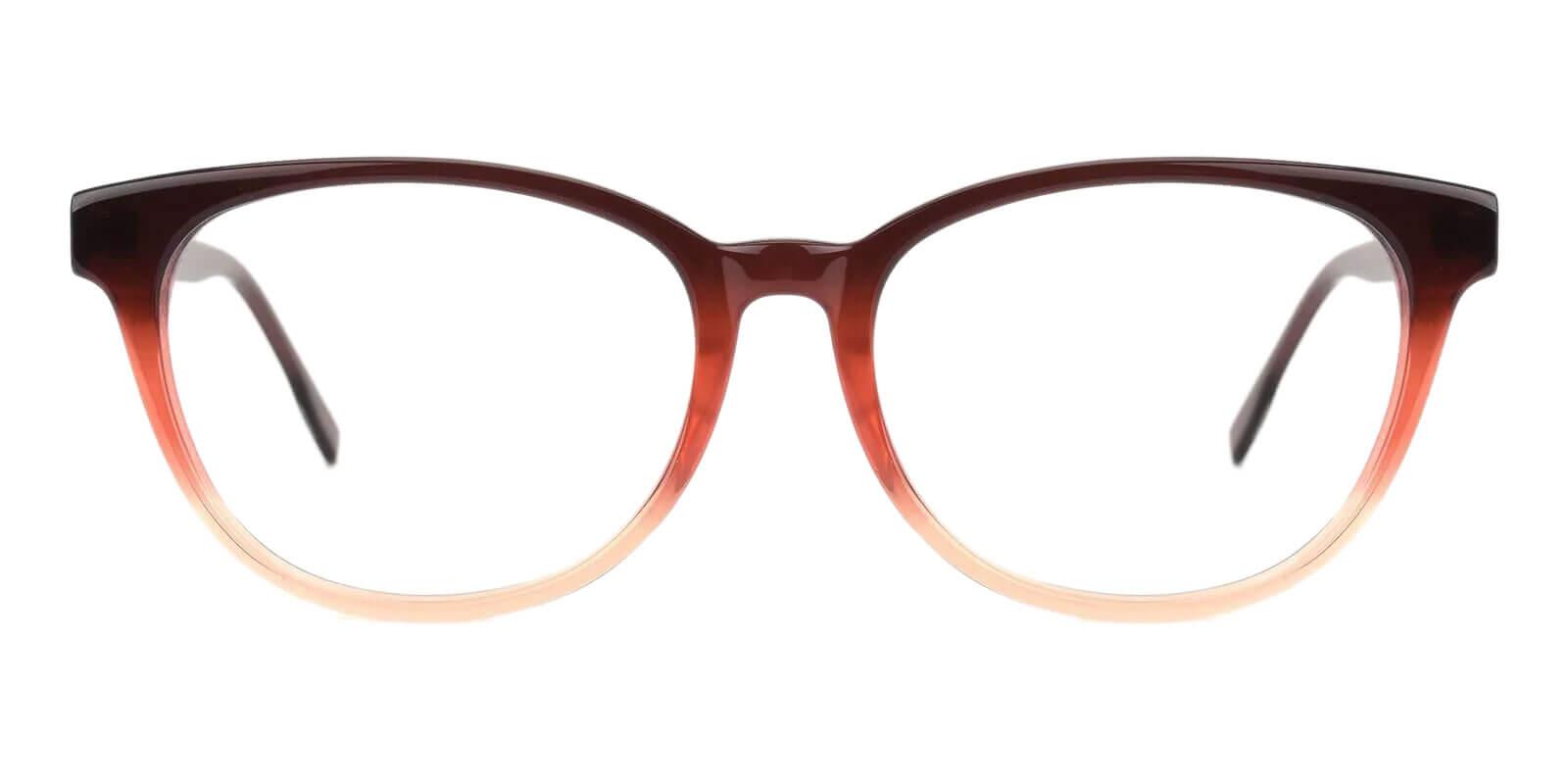 Bouquet Brown Acetate Eyeglasses , SpringHinges , UniversalBridgeFit Frames from ABBE Glasses
