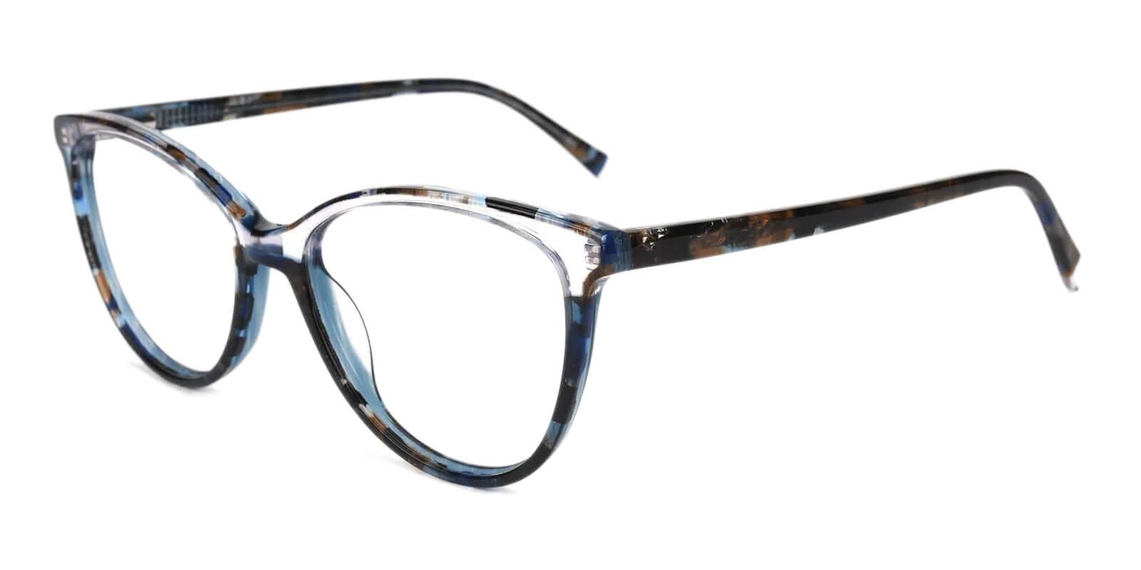 Magnus Multicolor Acetate Eyeglasses , SpringHinges , UniversalBridgeFit Frames from ABBE Glasses