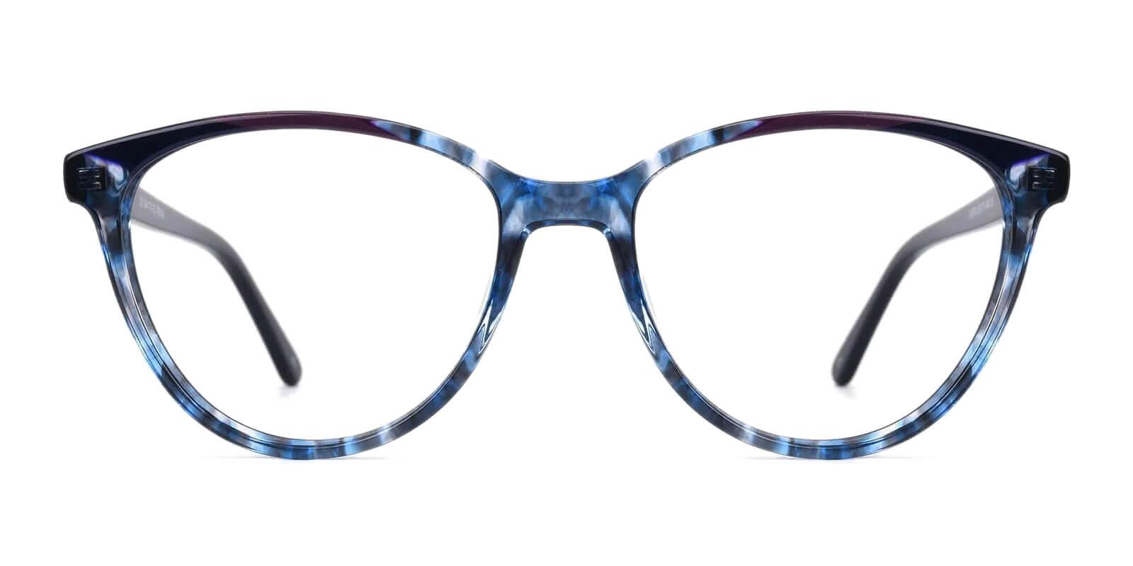 Joanne Striped Acetate Eyeglasses , SpringHinges , UniversalBridgeFit Frames from ABBE Glasses