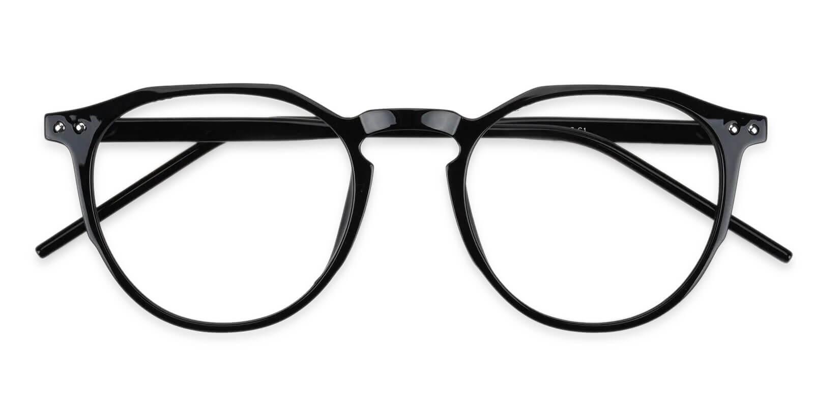Mariner Black Acetate Eyeglasses , SpringHinges , UniversalBridgeFit Frames from ABBE Glasses
