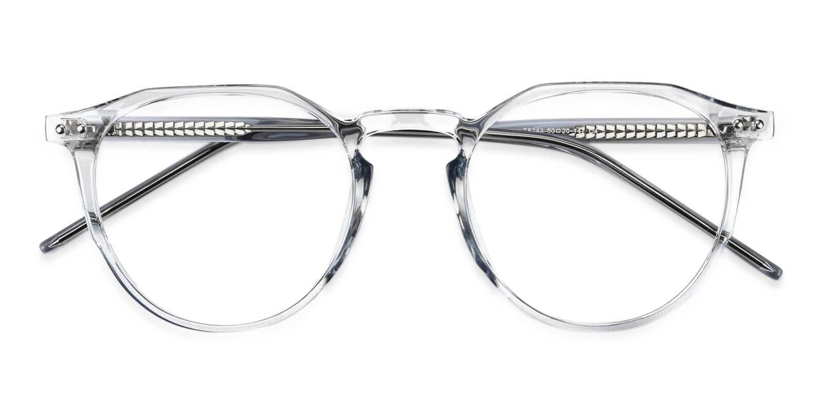 Mariner Gray Acetate Eyeglasses , SpringHinges , UniversalBridgeFit Frames from ABBE Glasses