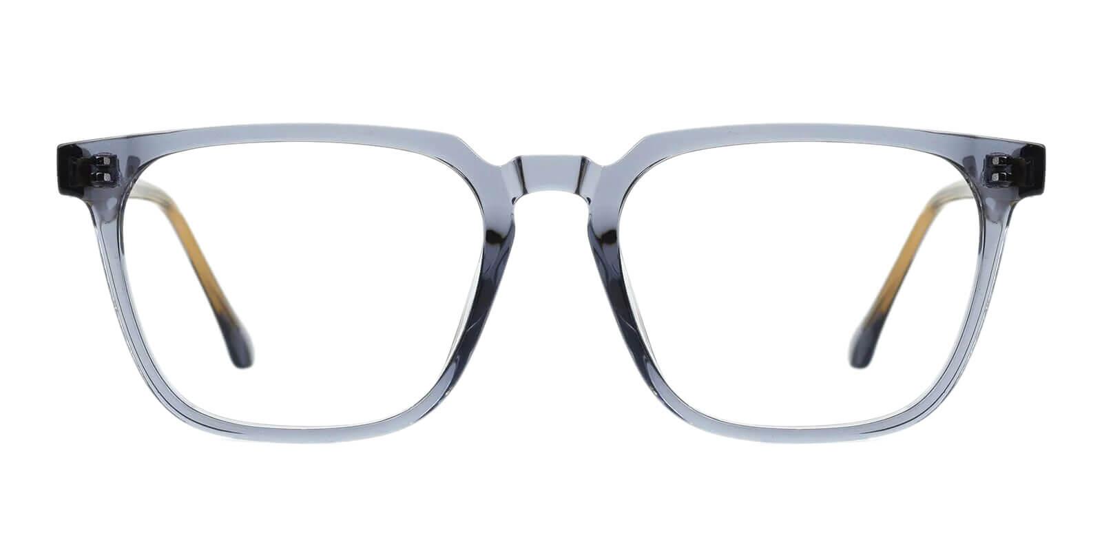 Oriana Gray Acetate Eyeglasses , SpringHinges , UniversalBridgeFit Frames from ABBE Glasses