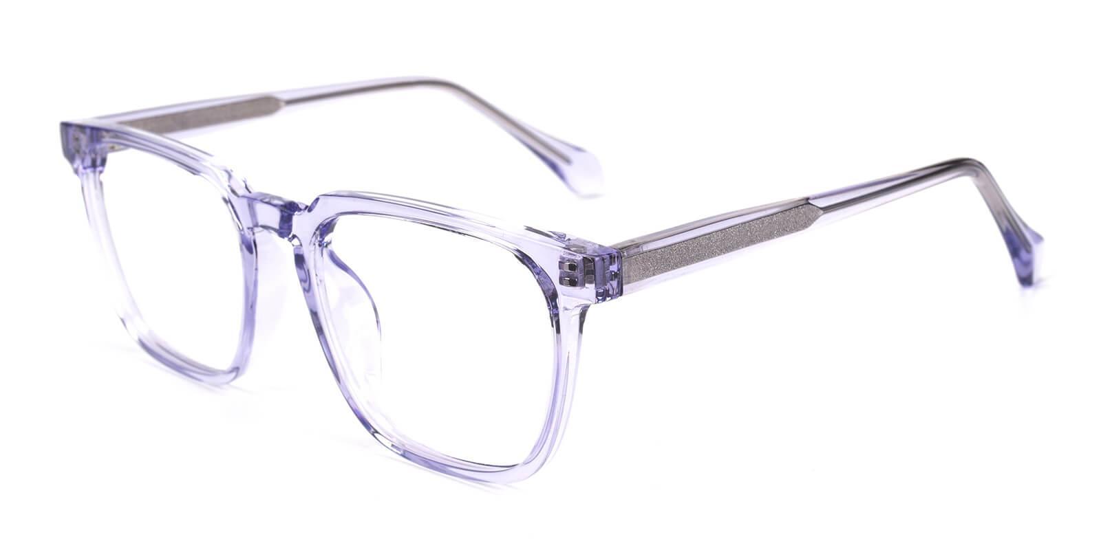 Oriana Purple Acetate Eyeglasses , SpringHinges , UniversalBridgeFit Frames from ABBE Glasses