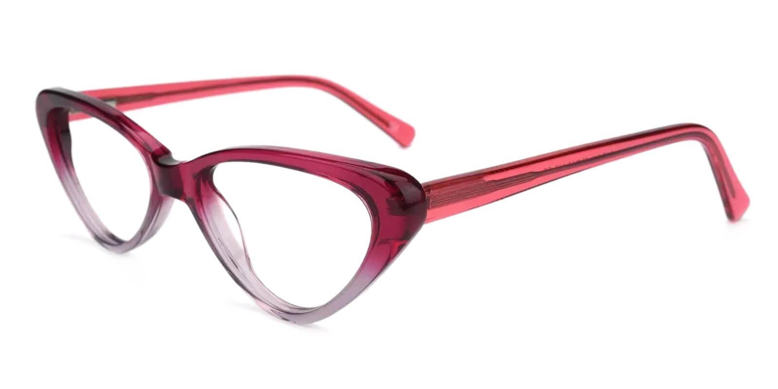 Selina Purple Acetate Eyeglasses , SpringHinges , UniversalBridgeFit Frames from ABBE Glasses