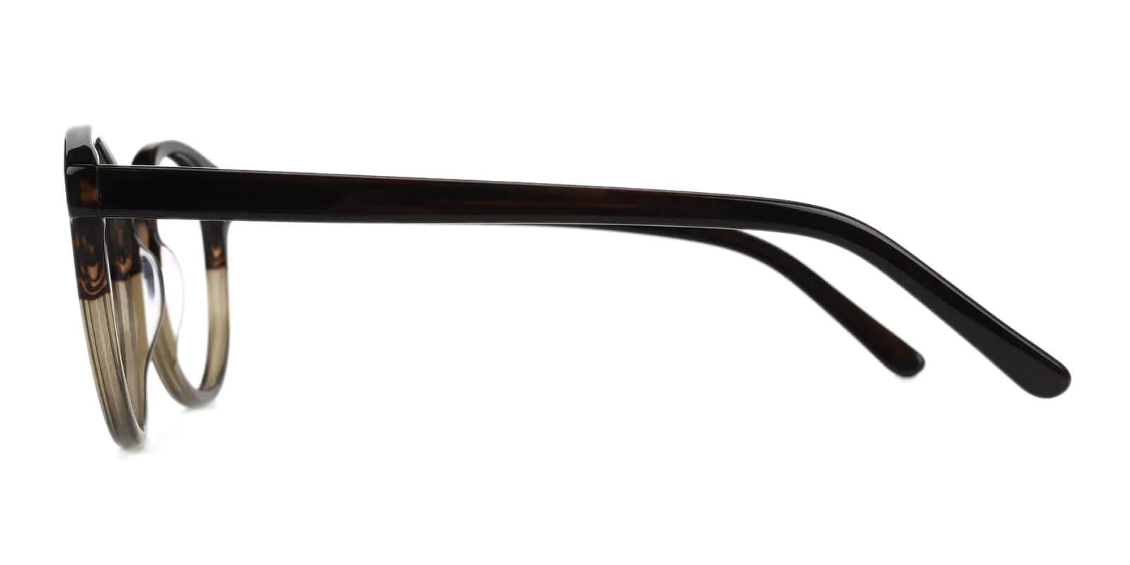 Ottawa Clip-On Brown Acetate Eyeglasses , Fashion , UniversalBridgeFit Frames from ABBE Glasses
