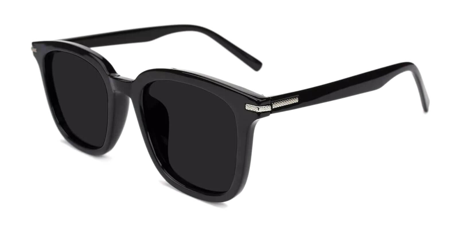 Willow Black Acetate Fashion , Sunglasses , UniversalBridgeFit Frames from ABBE Glasses