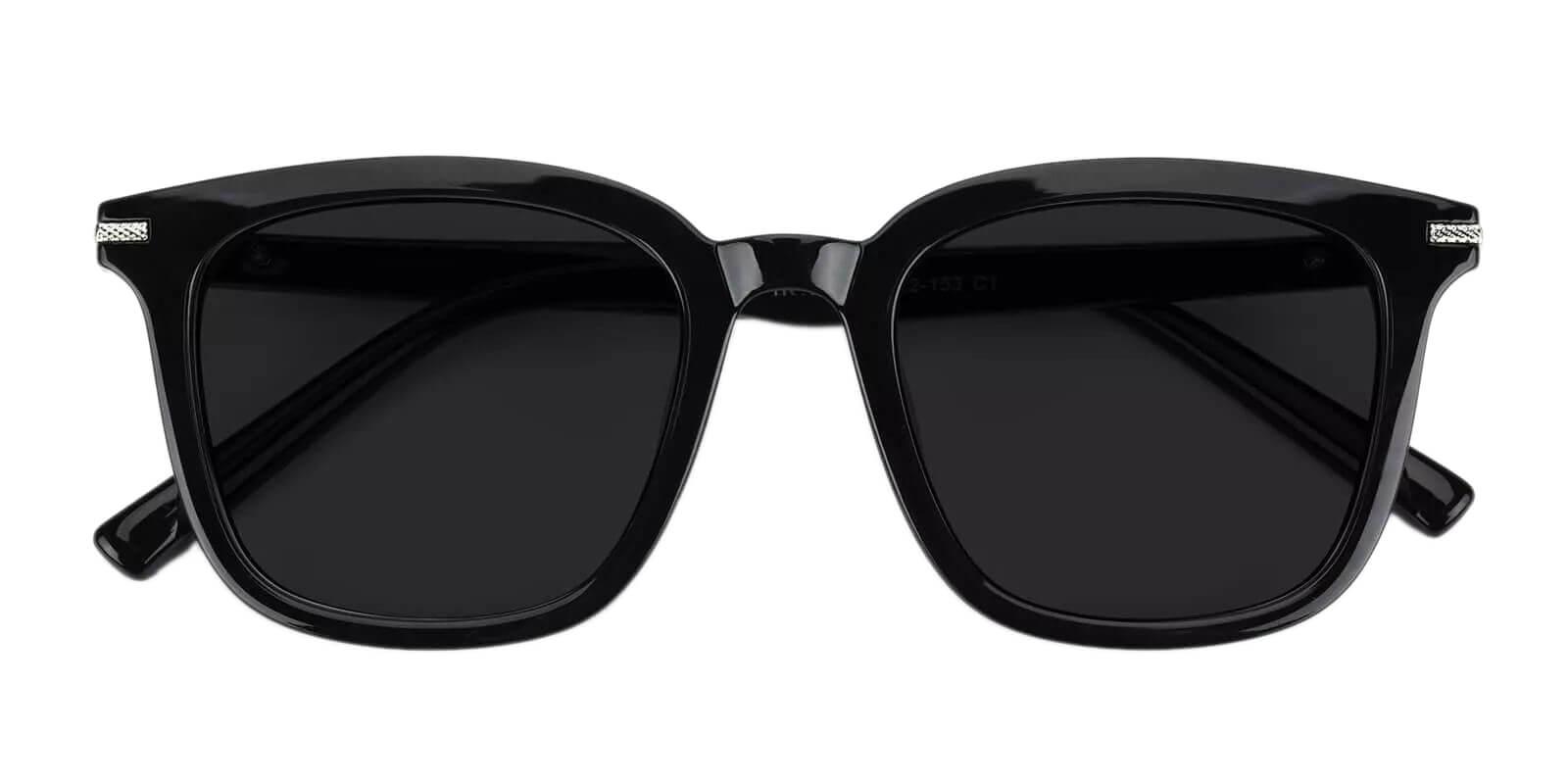 Willow Black Acetate Fashion , Sunglasses , UniversalBridgeFit Frames from ABBE Glasses