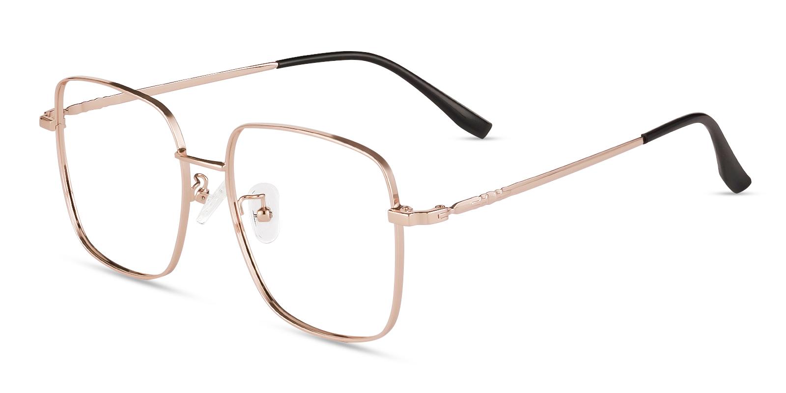 Rolita Gold Metal Eyeglasses , Fashion , NosePads Frames from ABBE Glasses