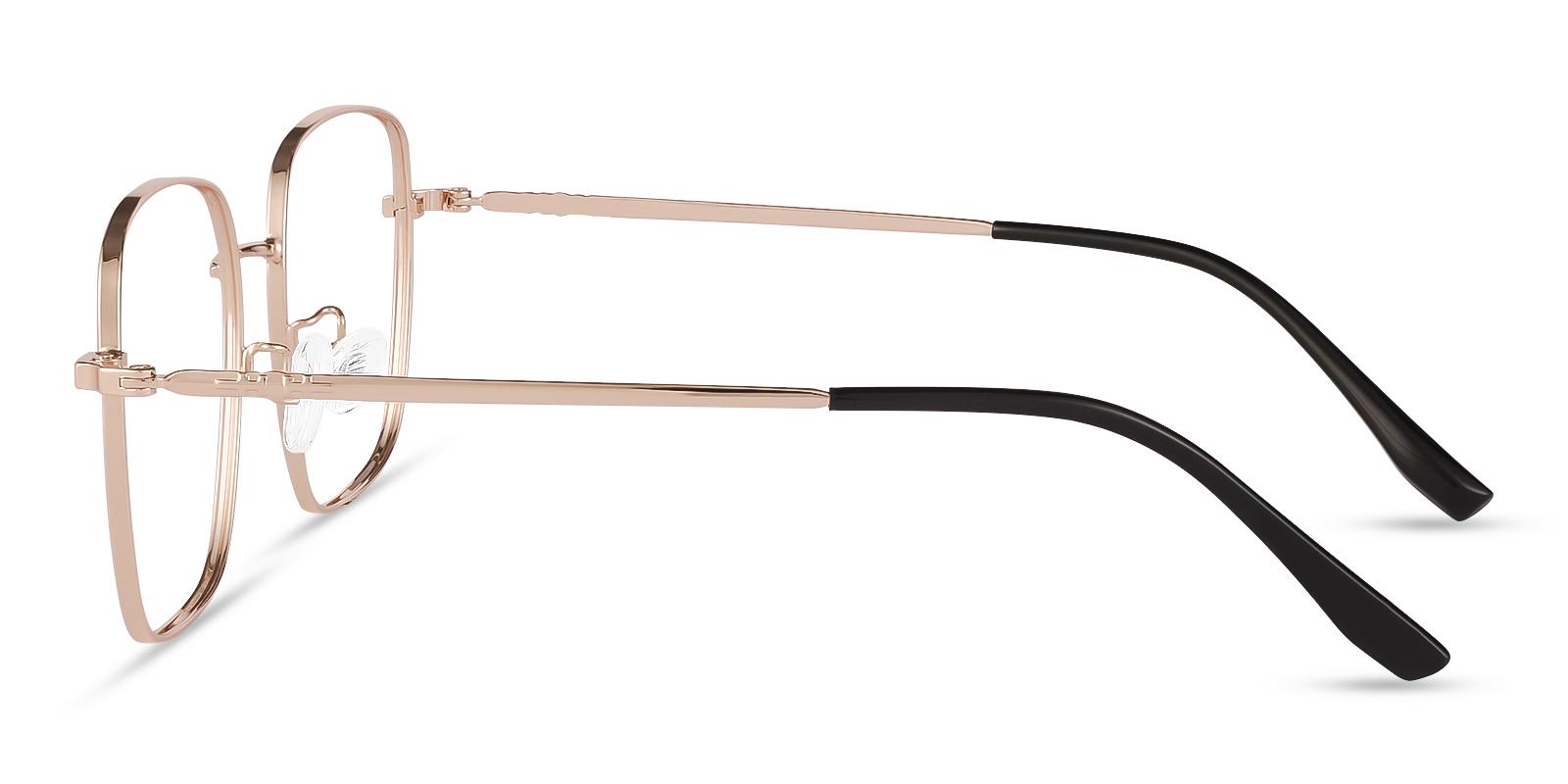 Rolita Gold Metal Eyeglasses , Fashion , NosePads Frames from ABBE Glasses