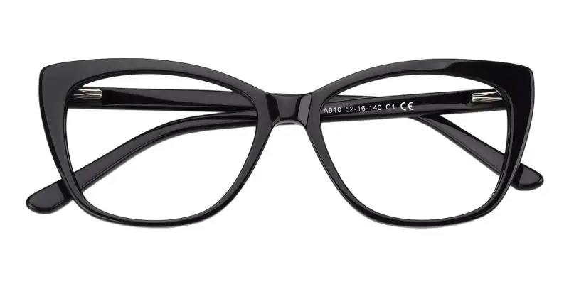 Truda Black  Frames from ABBE Glasses