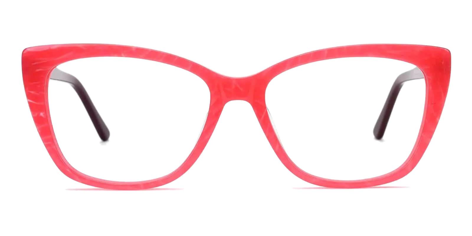 Truda Pink Acetate Eyeglasses , Fashion , SpringHinges , UniversalBridgeFit Frames from ABBE Glasses