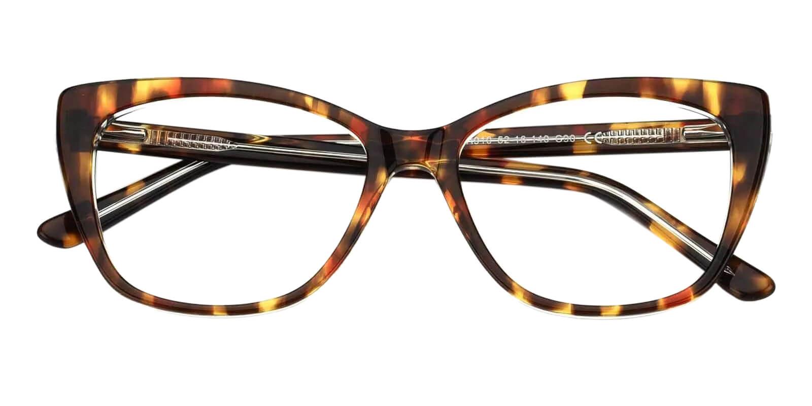 Truda Tortoise Acetate Eyeglasses , Fashion , SpringHinges , UniversalBridgeFit Frames from ABBE Glasses