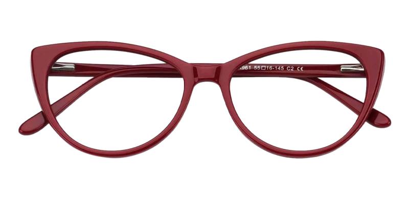 Traci Red  Frames from ABBE Glasses