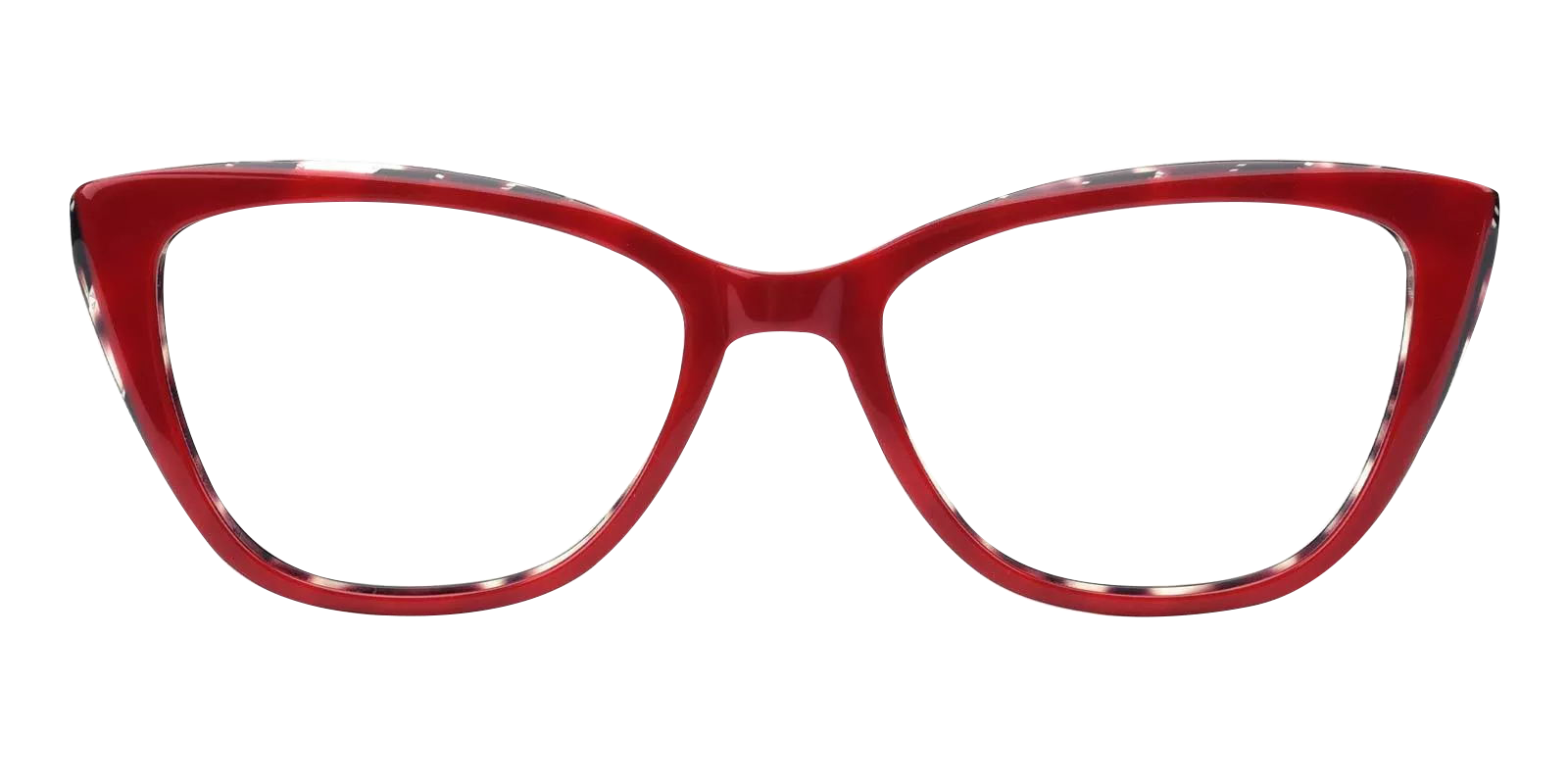 Teddy Cat Eye Red Frames Glasses ABBE Glasses