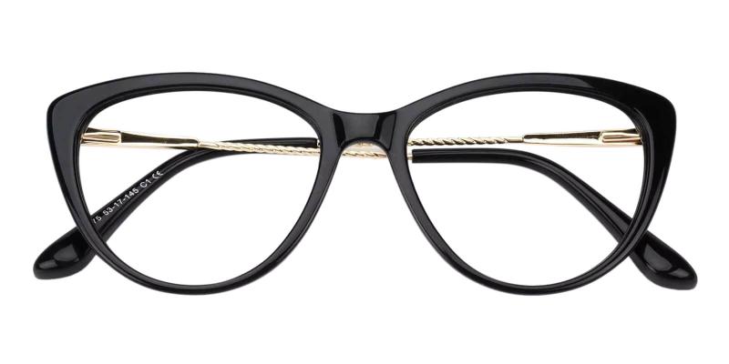 Satin Black  Frames from ABBE Glasses