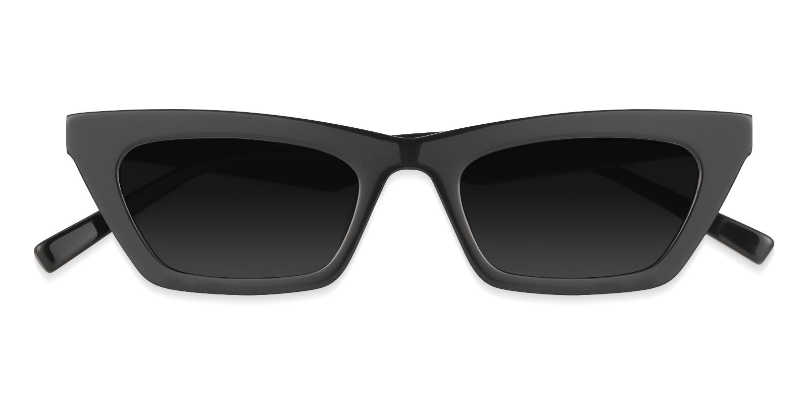 KJ Black Acetate Fashion , Sunglasses , UniversalBridgeFit Frames from ABBE Glasses