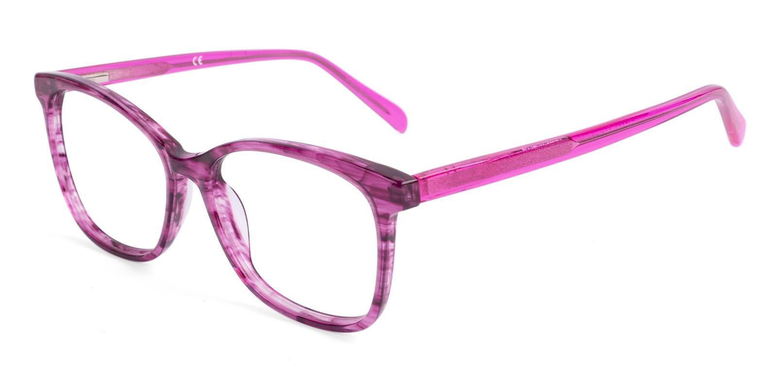 Coliny Pink Acetate Eyeglasses , Fashion , SpringHinges , UniversalBridgeFit Frames from ABBE Glasses