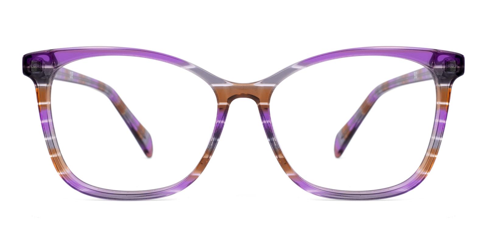 Coliny Purple Acetate Eyeglasses , Fashion , SpringHinges , UniversalBridgeFit Frames from ABBE Glasses