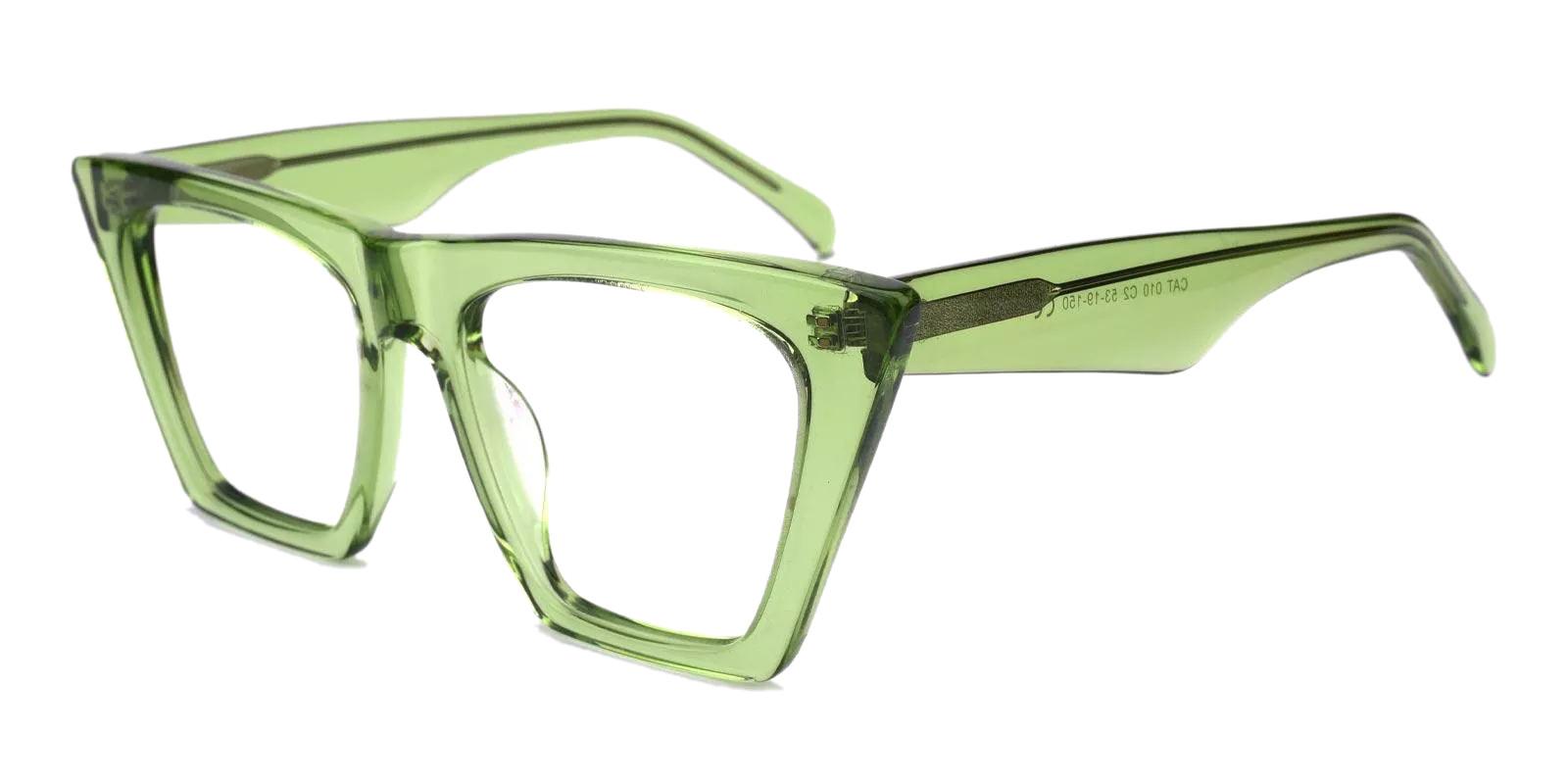 Haley Green Acetate Eyeglasses , Fashion , UniversalBridgeFit Frames from ABBE Glasses