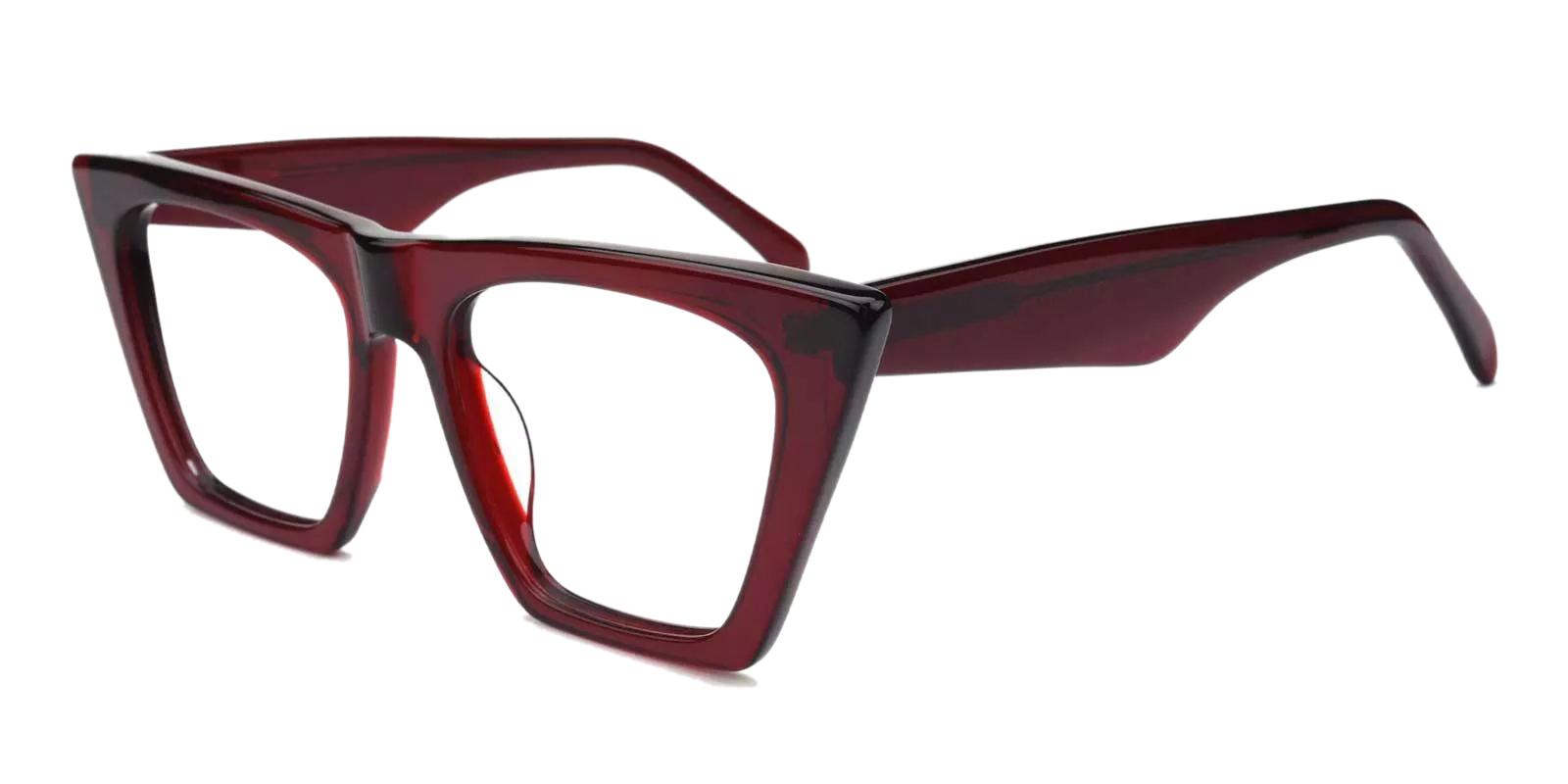 Haley Red Acetate UniversalBridgeFit , Fashion , Eyeglasses Frames from ABBE Glasses